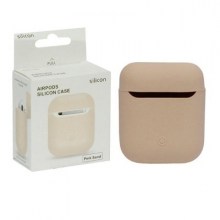 Case for airpods WS silicon pink sand-min